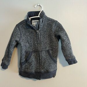 Cherokee 2/3t grey zip up sweater